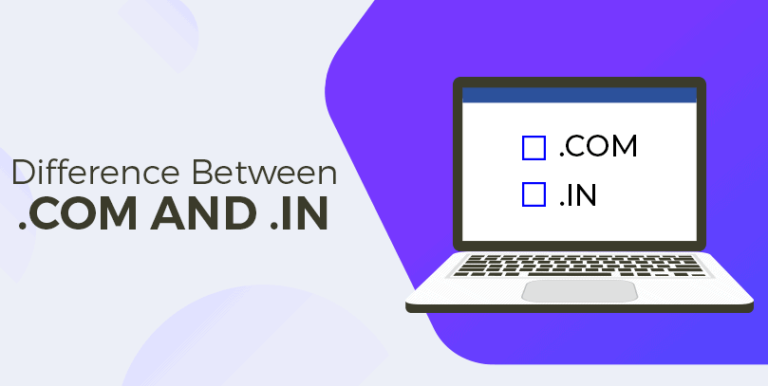 difference between com and in